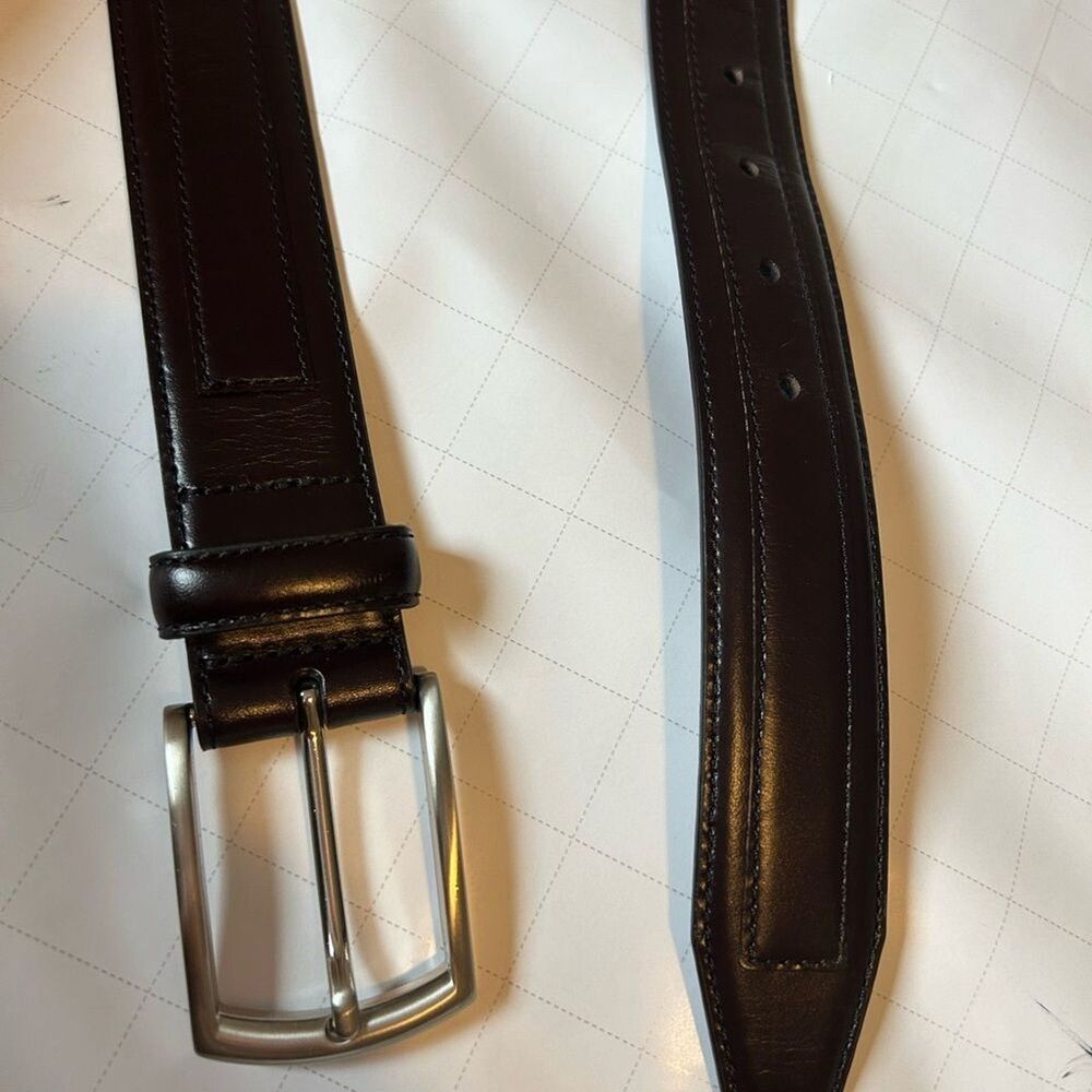 Johnston-murphy Men's Black and Brown Belt